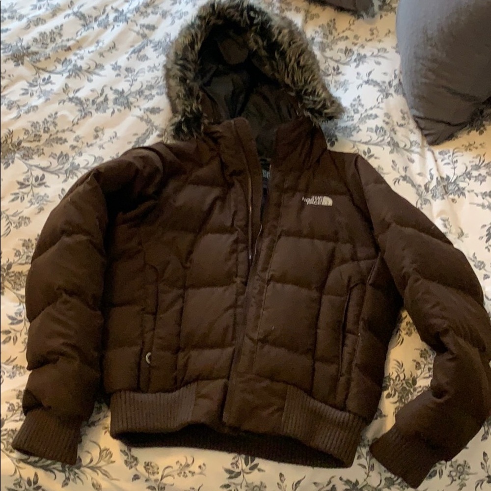 The North Face down jacket